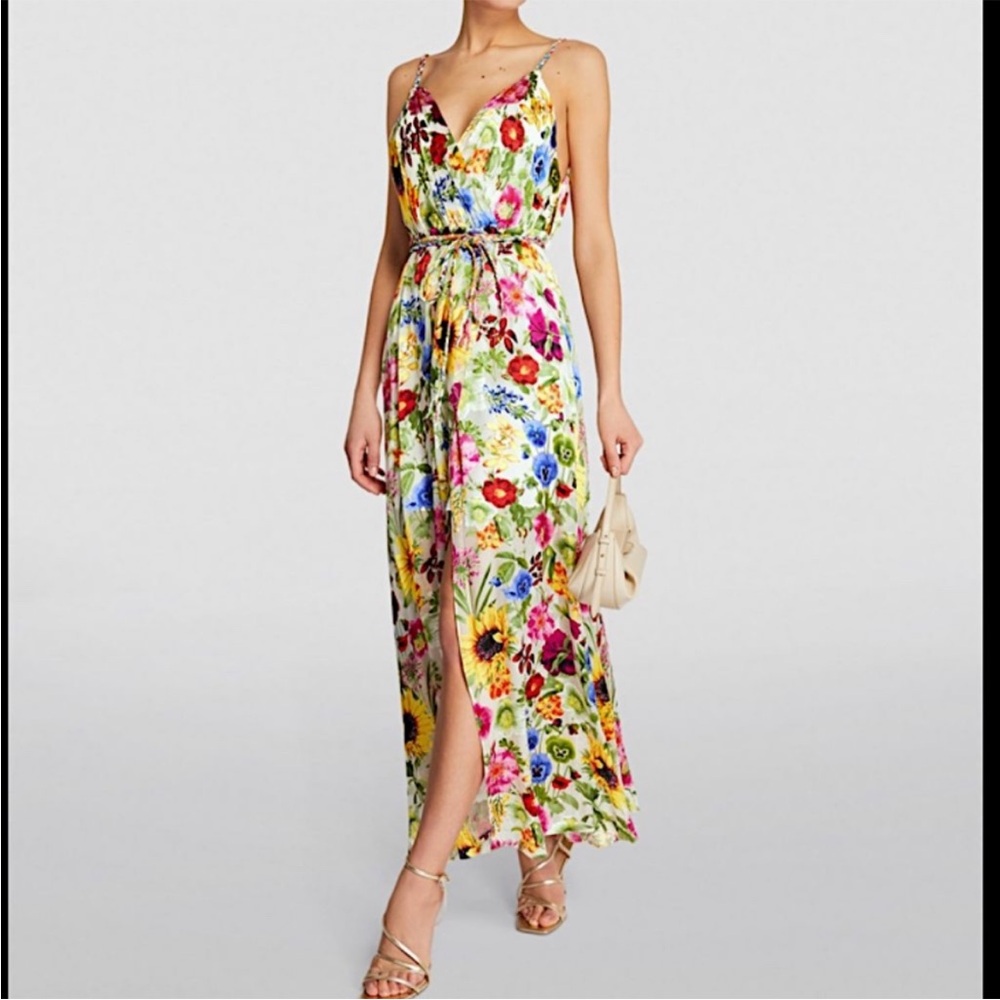 Alice + Olivia Samantha Floral Dress - Picture 2 of 10
